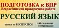 Подготовка к ВПР (Всероссийской проверочной работе) русский язык